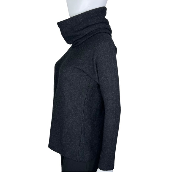 Vince Cashmere Wool Blend Cowl Neck Graphite Sweater S - Picture 2 of 7